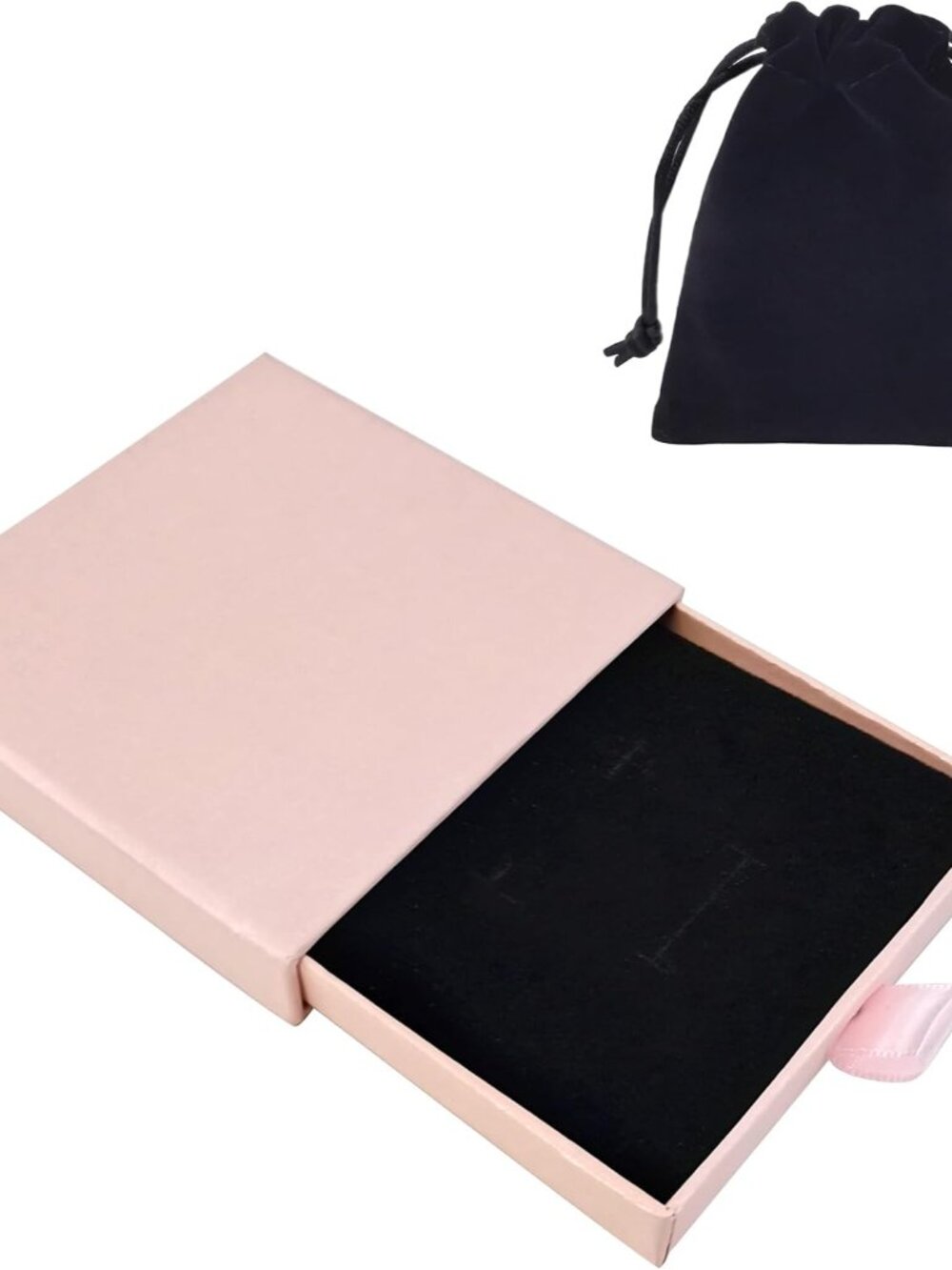 Jewelry Gift Box, Necklace Bracelet Organizer for Birthday Pink